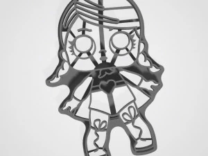 lol surprise dolls cookies cutter 3d print model 3D Print Model