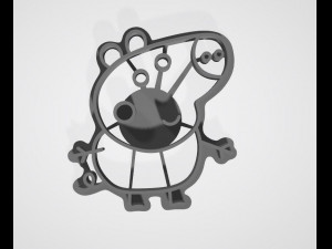 large collection of peppa pig cutter cookies 3d print model 3D Принт Модель