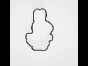 large collection of peppa pig cutter cookies 3d print model 3D Print Model