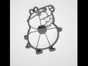 large collection of peppa pig cutter cookies 3d print model 3D Print Model