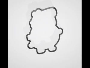 large collection of peppa pig cutter cookies 3d print model 3D Print Model