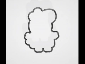 large collection of peppa pig cutter cookies 3d print model 3D Print Model