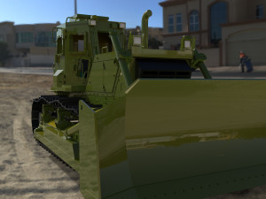 b12 dozer military tractor 3D Принт Модель