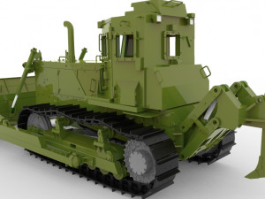 b12 dozer military tractor 3D Принт Модель