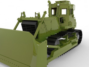 b12 dozer military tractor 3D Принт Модель