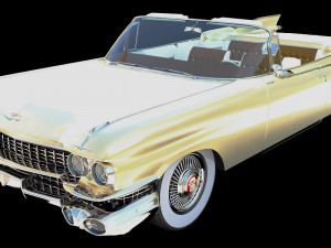 cadillac eldorado 1959 3D 模型