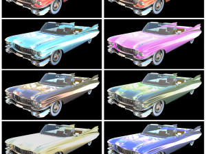 cadillac eldorado 1959 3D 模型
