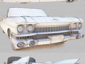 cadillac eldorado 1959 3D 模型