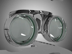 carfront cadillac eldorado 1959 3D Model