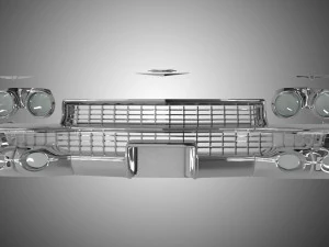 carfront cadillac eldorado 1959 3D Model