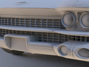 carfront cadillac eldorado 1959 3D 모델
