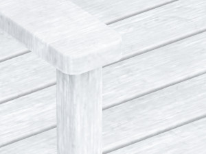 white wooden chair low poly outdoor vr ar low-poly 3D Model