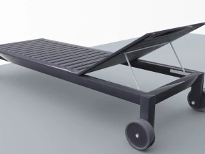 sun bed applaro ikea low poly vr ar low-poly 3D Model