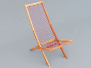 brommo chair ikea low poly ar vr low-poly 3D Model