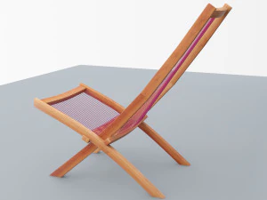 brommo chair ikea low poly ar vr low-poly 3D Model