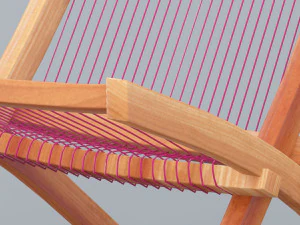 brommo chair ikea low poly ar vr low-poly 3D Model