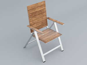 falster chair ikea low poly vr ar low-poly Modelo 3D