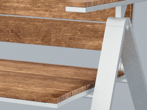 falster chair ikea low poly vr ar low-poly Modelo 3D