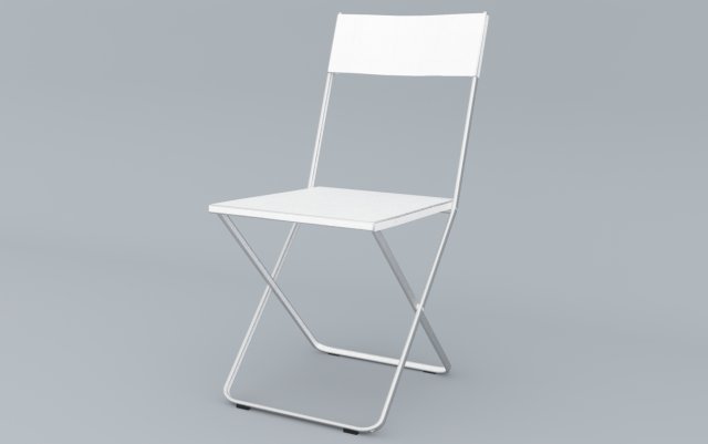 outdoor chair ikea fejan low poly low poly 3D in 3DExport