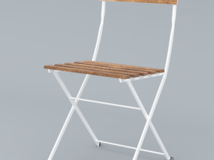 outdoor chair ikea low-poly vr - ar low-poly 3D Model