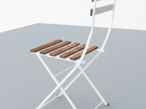outdoor chair ikea low-poly vr - ar low-poly 3D Model