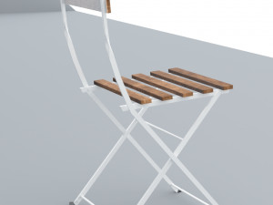 outdoor chair ikea low-poly vr - ar low-poly 3D Model