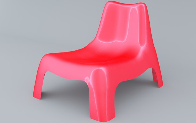 Ikea pink shop plastic chair