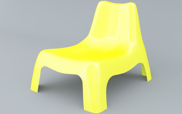 Ikea plastic armchair shop