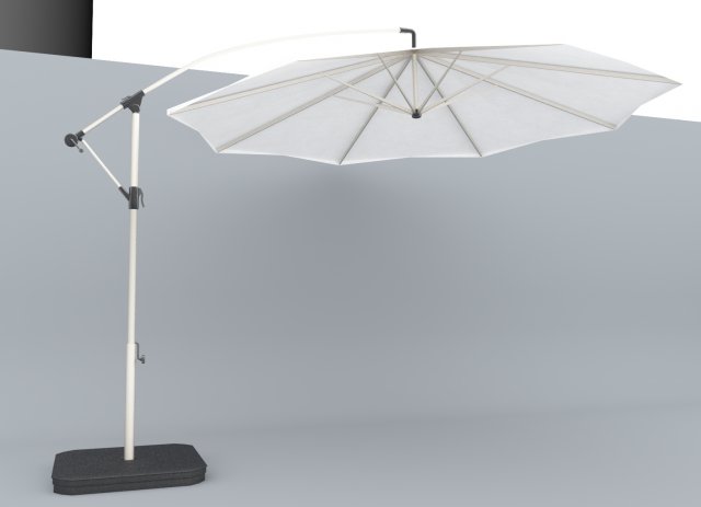 karlslo ikea outdoor umbrella low poly vr ar low-poly Modèle 3D .c4d .max .obj .3ds .fbx .stl .blend 