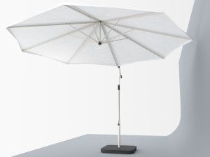 karlslo ikea outdoor umbrella low poly vr ar low-poly Modèle 3D