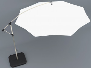 karlslo ikea outdoor umbrella low poly vr ar low-poly Modèle 3D