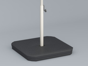 karlslo ikea outdoor umbrella low poly vr ar low-poly Modèle 3D
