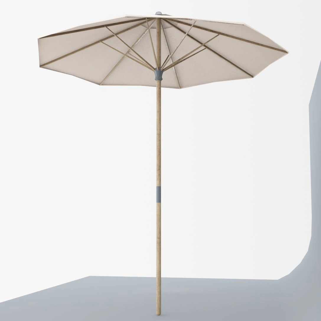 langholmen ikea outdoor umbrella low poly vr ar vr ar low-poly low-poly 3D Model .c4d .max .obj .3ds .fbx .stl .blend