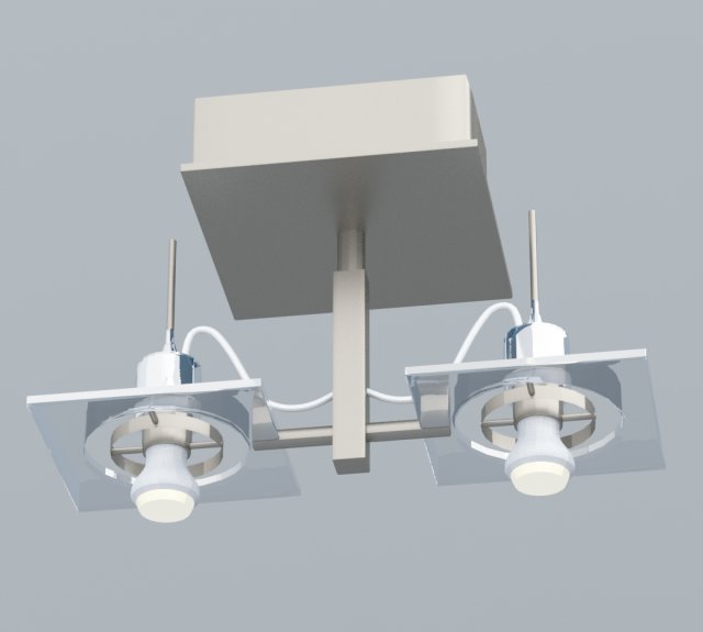double-bolt metal ceiling lamp vr ar low-poly 3D मॉडल .c4d .max .obj .3ds .fbx .stl .blend 