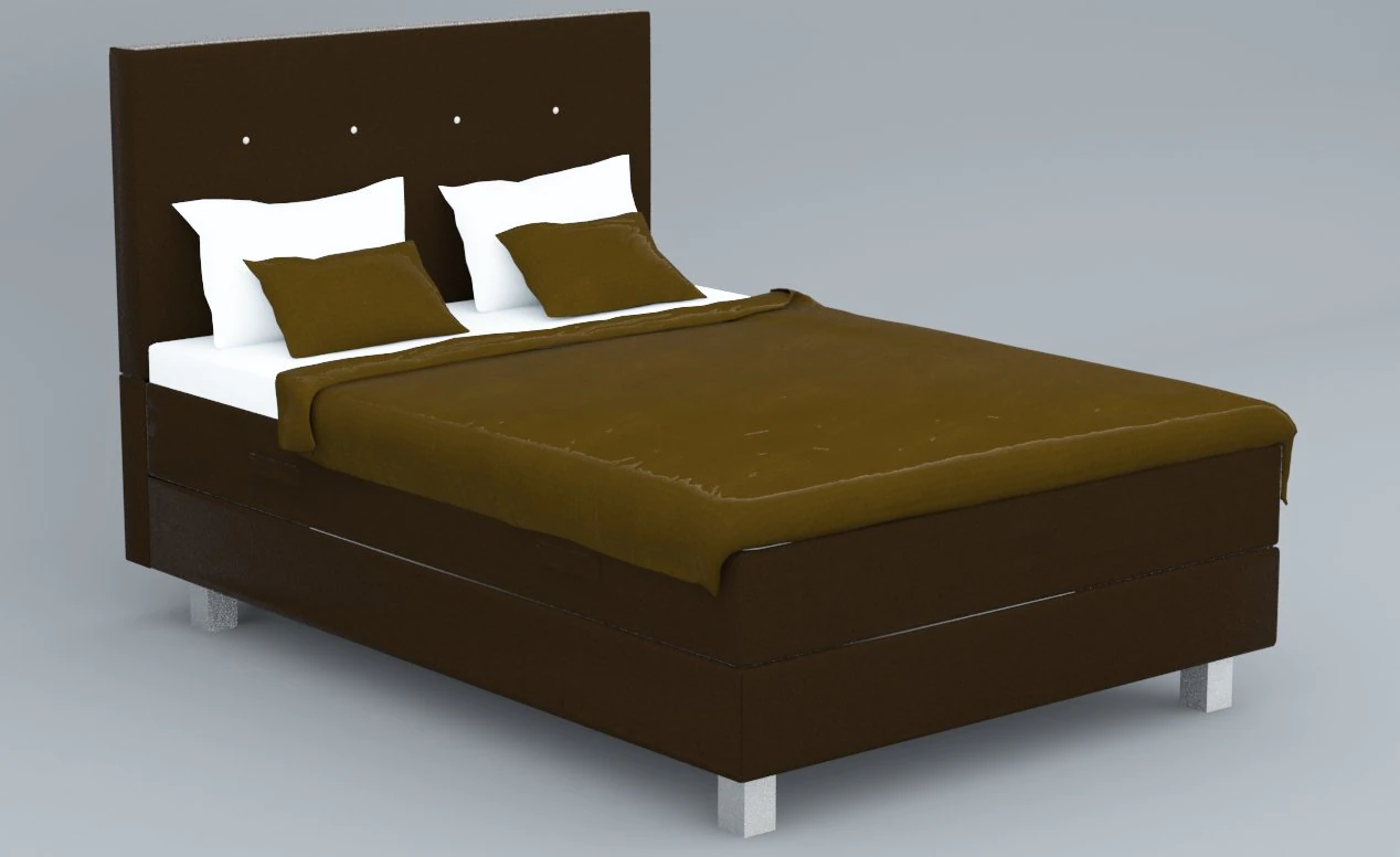 bekestua ikea leather bed vr ar low poly count low-poly 3D Model .c4d .max .obj .3ds .fbx .stl .blend 