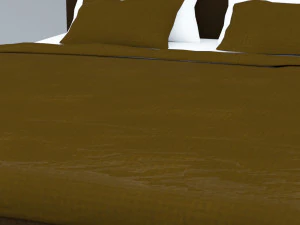 bekestua ikea leather bed vr ar low poly count low-poly 3D Model