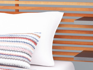 ikea mandal bed vr ar low poly count low-poly 3D Model