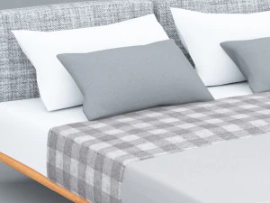 vintage bed low-poly 3D Model