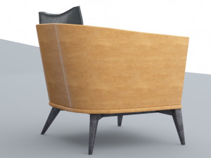wooden chair ikea 3dsmax lowpoly model low-poly Modello 3D