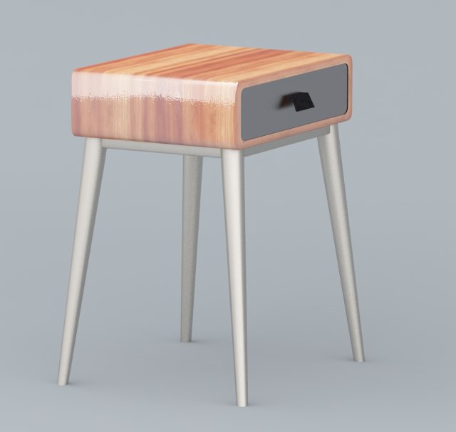 stool table 3dsmax low poly low-poly Modello 3D .c4d .max .obj .3ds .fbx .stl .blend 