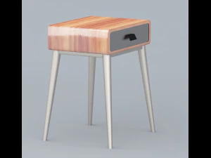 स्टूल टेबल 3dsmax लो पॉली लो-पॉली 3D मॉडल