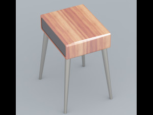 stool table 3dsmax low poly low-poly Modello 3D