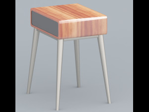 stool table 3dsmax low poly low-poly Modello 3D