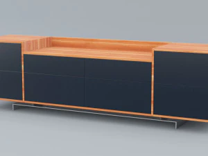 seibo table lowpoly low-poly 3D Model