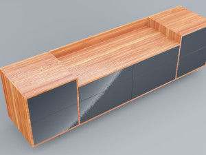 seibo table lowpoly low-poly Modèle 3D