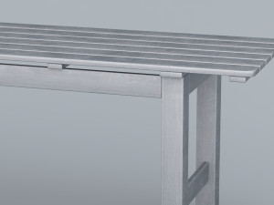 stell bench angso ikea low poly low-poly 3Dモデル