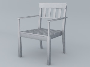 stell chair outdoor angso ikea low poly vr low-poly 3D Model