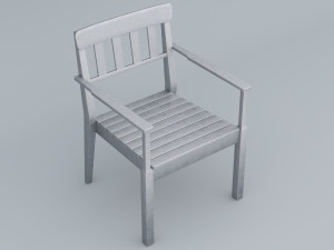 stell chair outdoor angso ikea low poly vr low-poly 3D-Modell