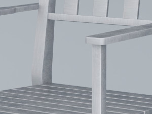 stell chair outdoor angso ikea low poly vr low-poly 3D-Modell