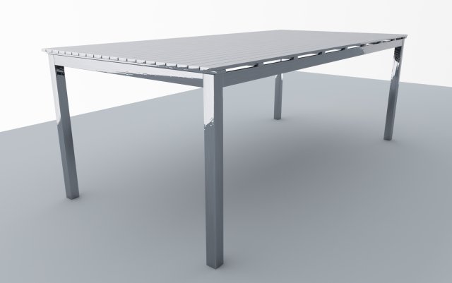 stell table outdoor angso ikea low poly vr low-poly 3D Model .c4d .max .obj .3ds .fbx .stl .blend 
